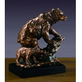 Bear with Cub 7.5" W x 9.5" H